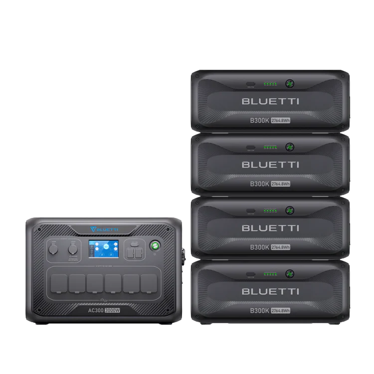 BLUETTI AC300+B300K Home Battery Backup - Image 4