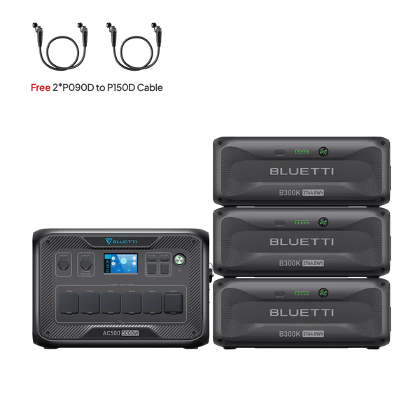 BLUETTI AC500 + B300K Home Battery Backup Series - Image 3