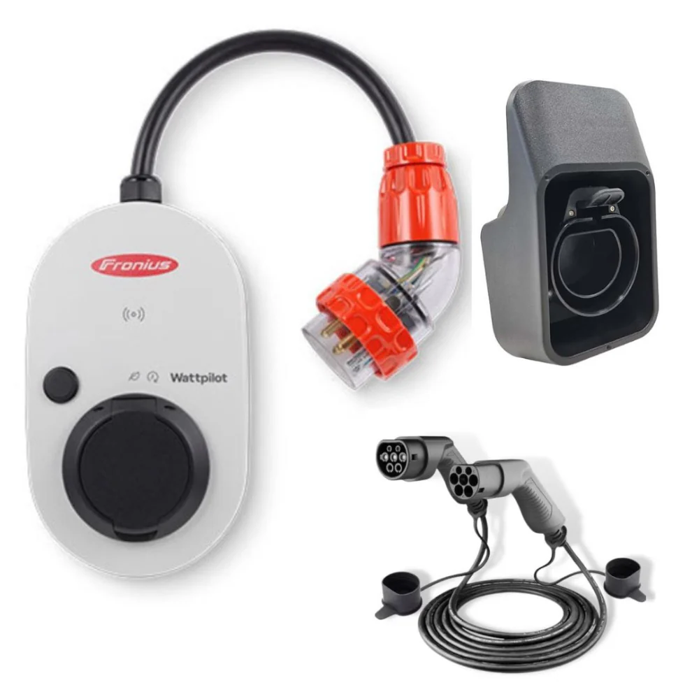 Fronius Wattpilot GO Bundle - 22kW Portable EV Charger OCPP with Type 2 Cable, 3 lengths -