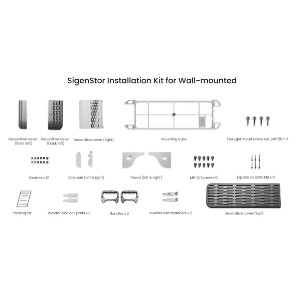 Sigenergy - SigenStor Wall Mount Installation Kit - Image 4