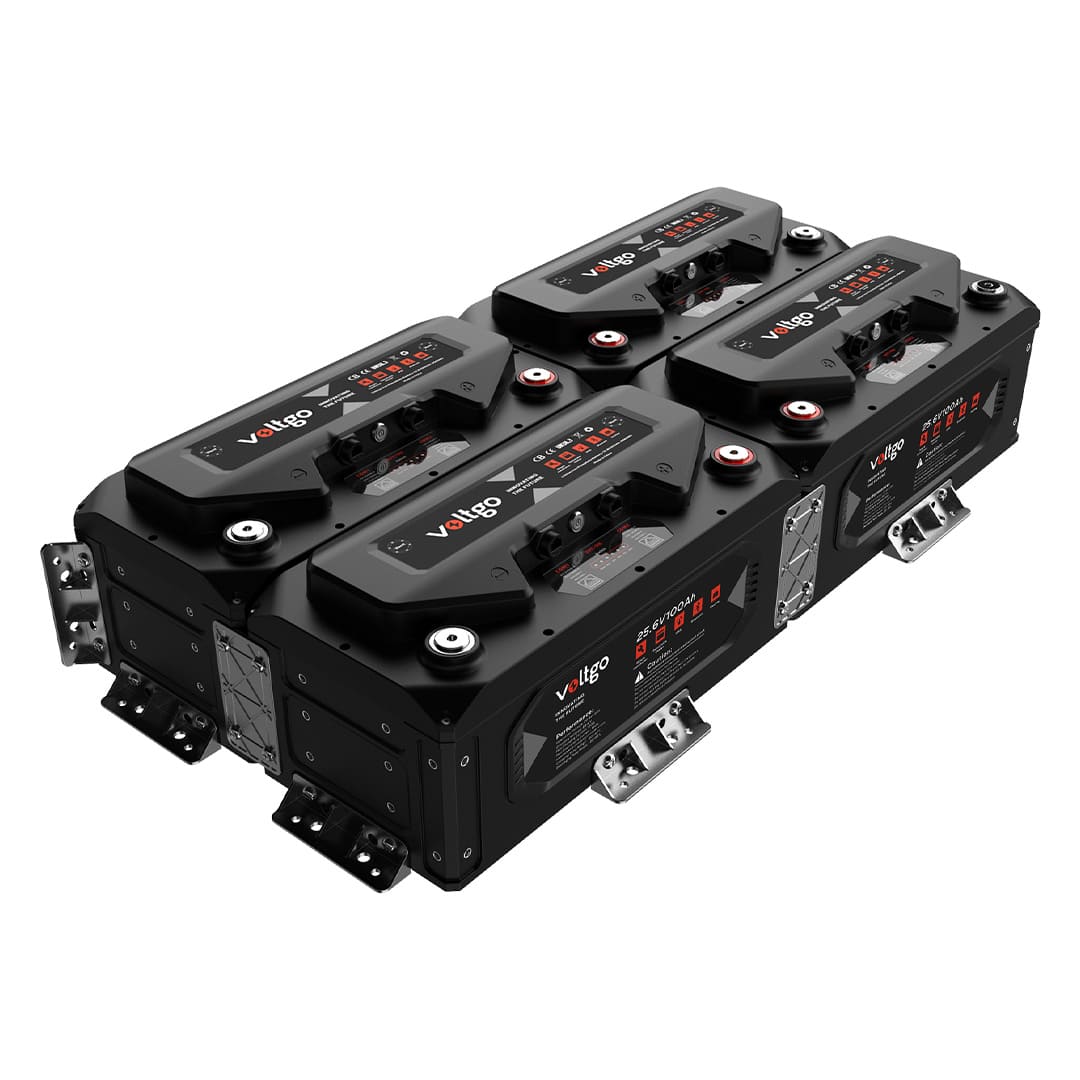 VoltGo 25.6V 100Ah IP65 IEC 62619:2022 LiFePO4 Battery Bluetooth - VLRV2560B - Image 5